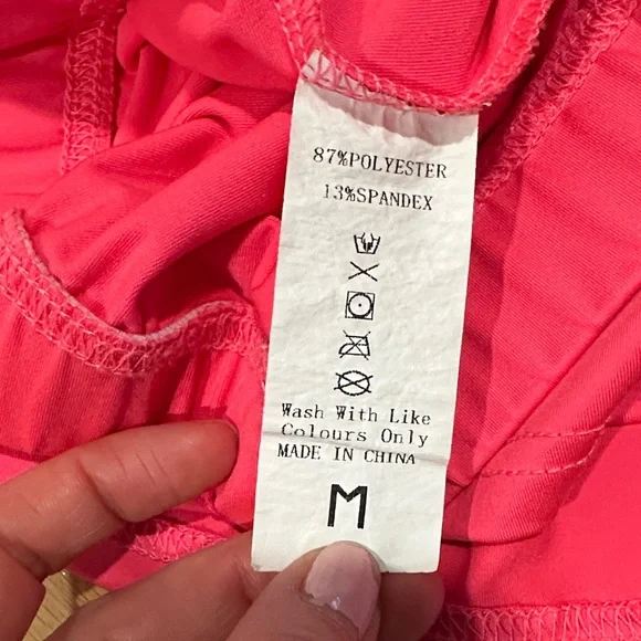 Amazon | Pink Sleeveless golf/tennis Dress and Shorts Set - Picture 2 of 12